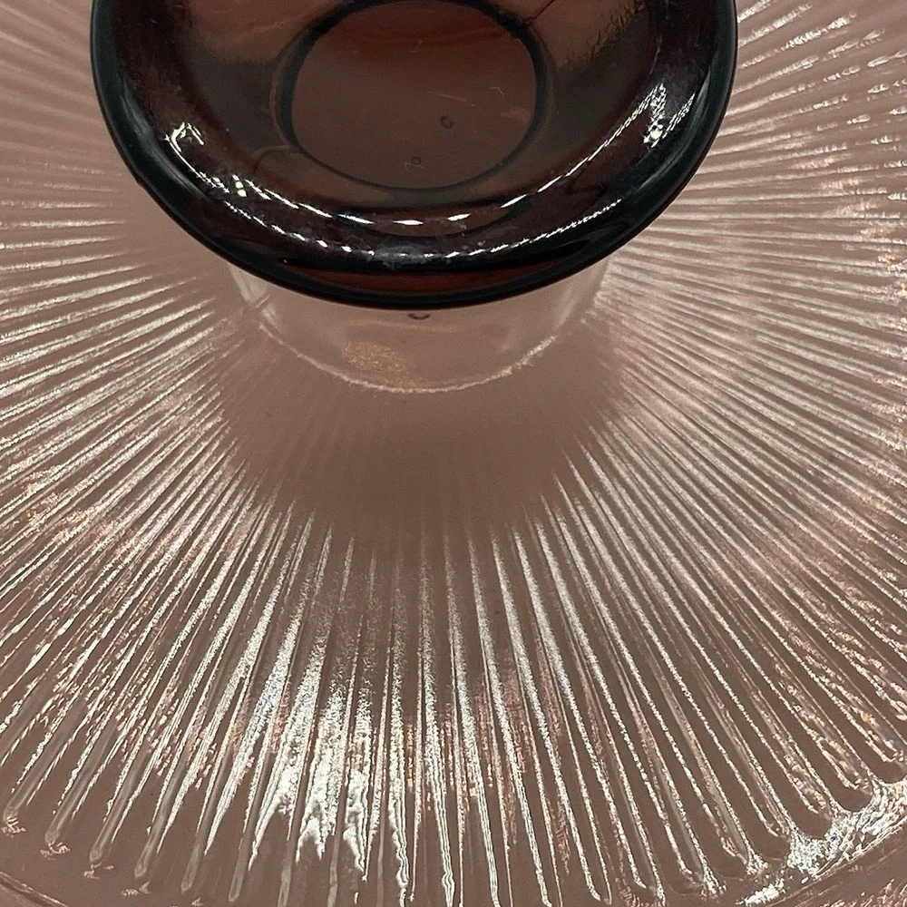 Pyrex Visions Cranberry Replacement Lid V-1.5-C Ribbed 7.25